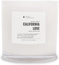 Hotel Collection - California Love Four Wick Deluxe Candle - Hotel Inspired Luxury Candle - 300-Hour Burn Time - Hints of Green Tea, Orange, and Lemongrass - 55 oz - White
