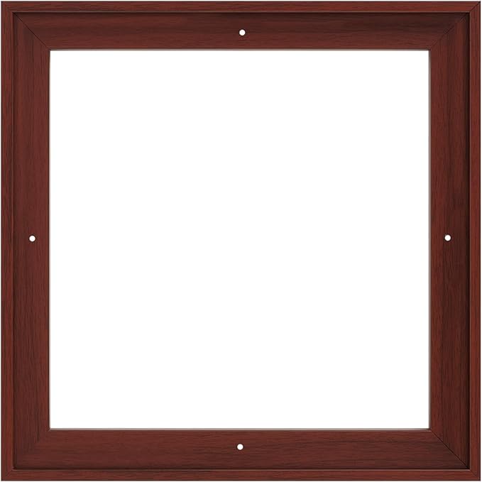 Pixy Canvas Floater Frame 21x21 for 1-1/2 (1.5) inch Deep Canvas Paintings/Canvas Prints/Wood Canvas Panels/Wall Art/Wall Decor/Home Decor/Artwork (Red Cherry, 21 x 21 inch, Square)