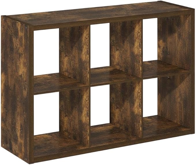 Furnifact Amber Pine Bookcase with Elegant Wooden Shelves, Durable Wood Construction, Stylish and Functional Home or Office Storage Solution