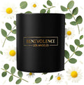 Benevolence LA Eucalyptus & Chamomile Christmas Scented Candles | Soy Candles, Black Candle for Home | Holiday Candle Gifts for Women and Men | Home Fragrance | Aromatherapy | 8oz, 45 Hour Burn