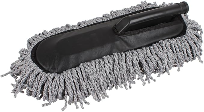 Car Duster Microfiber Duster Extendable Long Handle Microfiber Car Duster with External Scratch Free Car Interior Exterior Dusting Tools