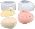 Easter Egg Shaped Candle Jar Silicone Mold, Decorative Storage Container Mold for DIY Candles, Aromatherapy Plaster, Resin Crafts - Spring Home Decor Gift