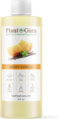 Honey Vanilla Fragrance Oil 4 fl. oz. Scented Oil for DIY Soap Making, Candles, Bath Bombs, Body Butters. Used in Aromatherapy Diffusers, Burners and Warmers. Great Addition to Lotions and Creams.