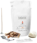 Phoenix Wick Candle Making Kit – Transform Anything Into A Candle – Candle Making Kit with Wick + 14oz Wax (Teakwood)