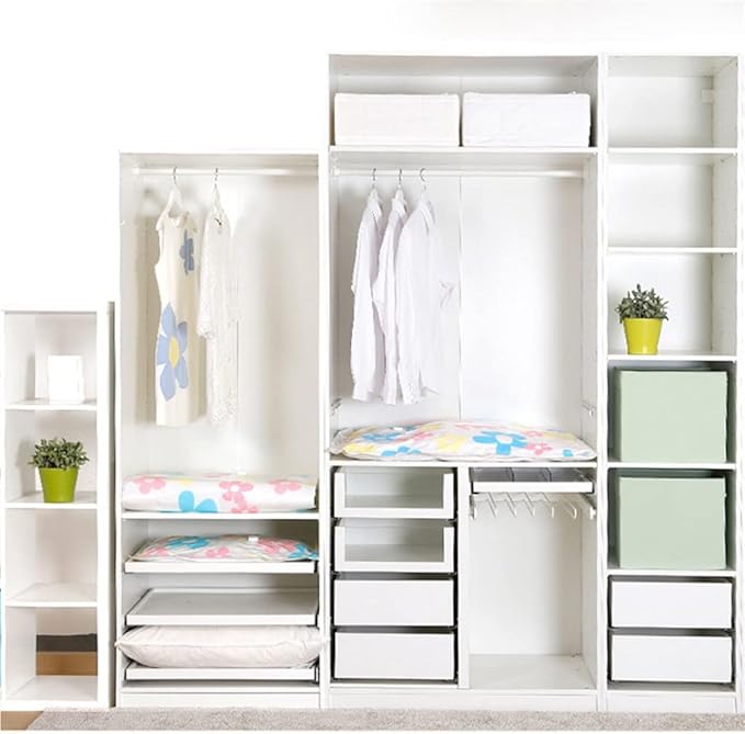 Vacuum Bstorage Bhome Organizer Foldable Clothes Organizer Seal Compressed Travel Saving Bpackage with Hand Pump/Multicolor/80 * 60Cm*10Pcs