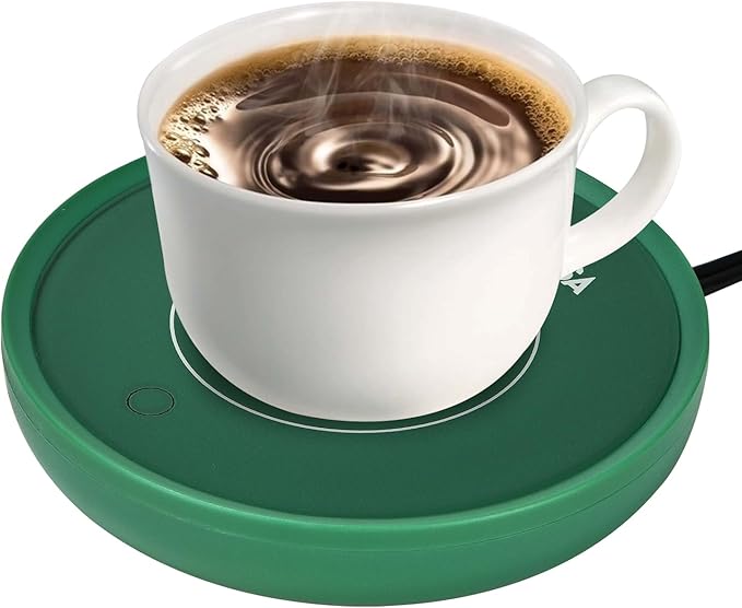 ASAMASA Smart Coffee mug Warmer, Candle Warmer，With Gravity Switch Auto Shut-On/Off, Keep the drink at a pleasant t temperature, Safely and evenly release the aroma Without a Flame, A thoughtful gift.