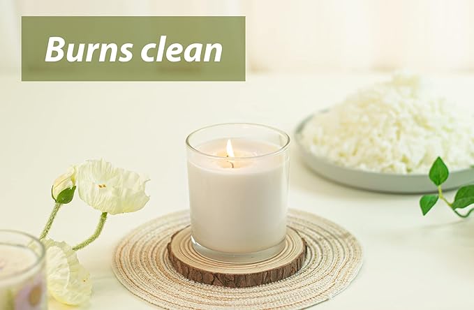 Candle Making Kit, 5 lb Soy Flakes, 2X 101oz Wax Melting Pot, Candle Wicks, Wick Stickers, Centering Device Vegan Cruelty Free