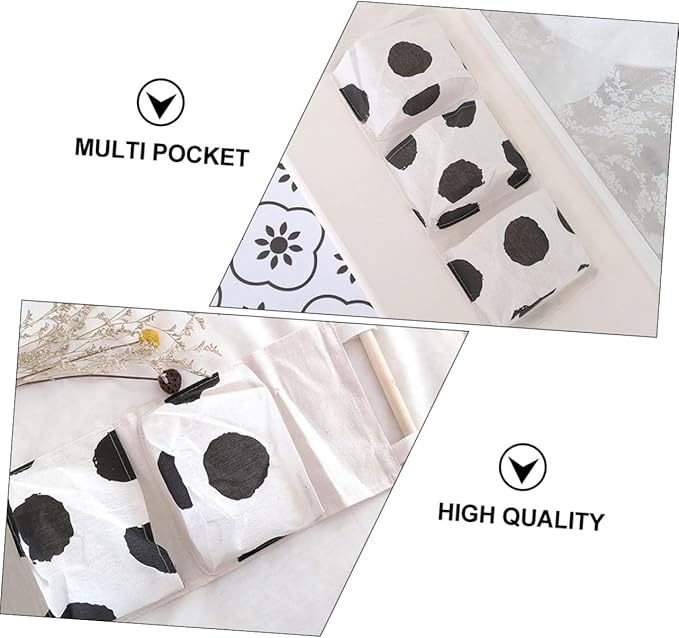 GLEAVI Fabric Storage Bag Bags Storage Waist Hanging for Comforter Bedding Wall-Side Hanging Multipurpose Pouch