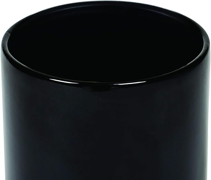 Glossy Black Ceramic Stoneware Electric Jar Candle Warmer