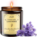 Lavender Scented Candles, 7oz Soy Wax Candle, Long Lasting Aromatherapy Jar Candle for Home, Scented Long Burning Candle Gift for Women and Men