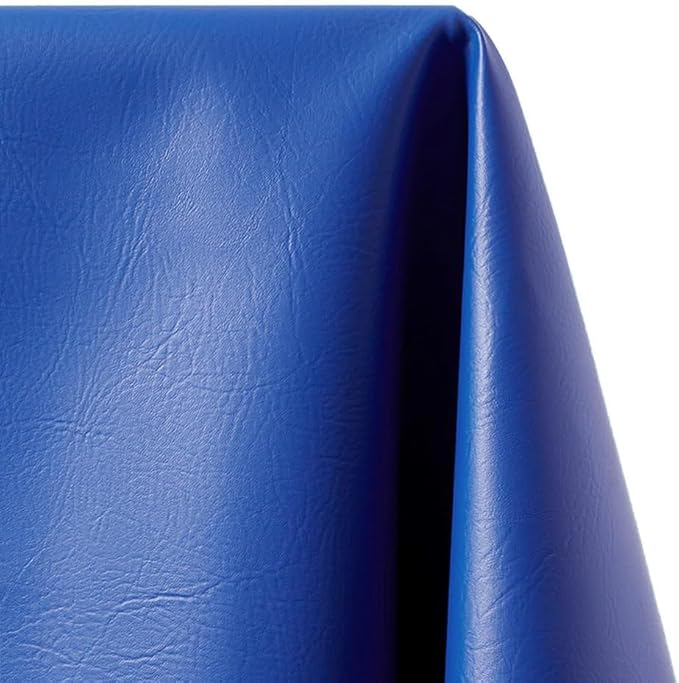 Ottertex Vinyl Fabric Faux Leather Pleather Upholstery 54" Wide by The Yard (5 Yard, Royal Blue)