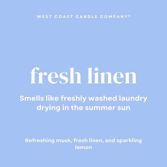 Fresh Linen | Mini Pet Friendly Candle | Soy-Free Coconut Apricot Wax | Clean Burning | Non-Toxic | Veterinarian Approved | Pet Odor Eliminator | Air Freshening Scented Candle | 4 oz