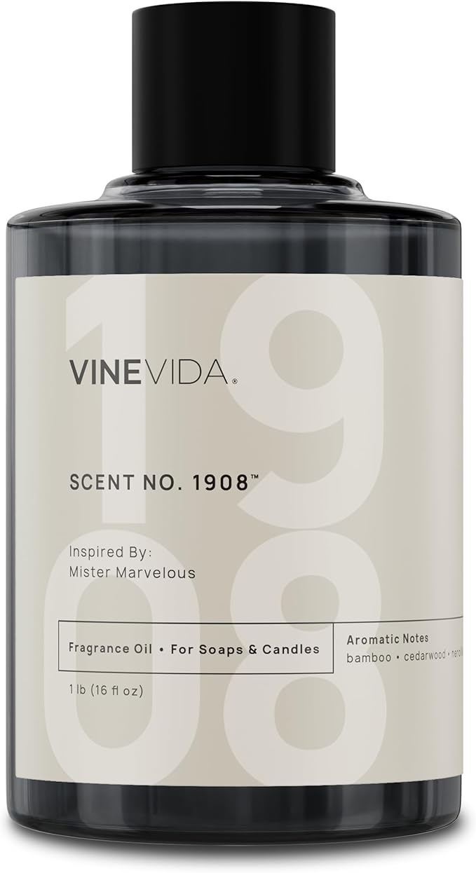 VINEVIDA [16 Oz] Inspired by: Mister Marvelous; Fragrance Oil for Candle Making and Soap Making - Premium Candle Scents for Soy Candles