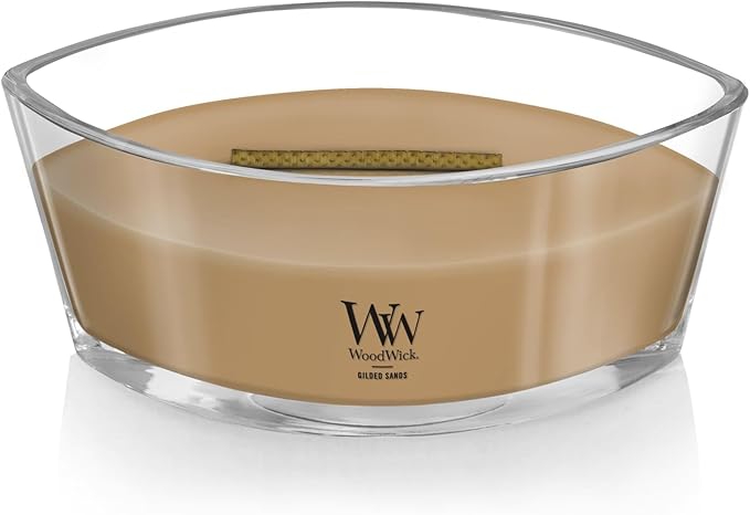 WoodWick Gilded Sands Ellipse Candle