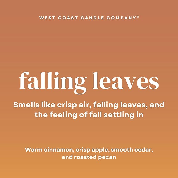 Falling Leaves | Mini Pet Friendly Candle | Pet Safe | All Natural Clean Burning Soy | Non-Toxic | Dog & Cat Safe | Pet Odor Eliminator | Air Freshening Scented Candle | 4 oz