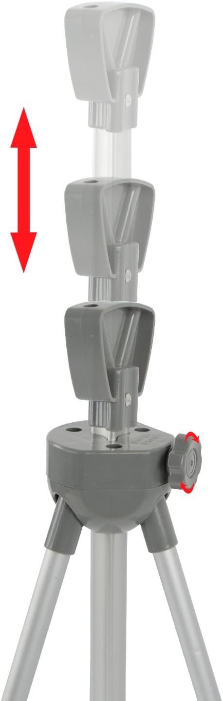 T-SIGN Reinforced Block Adjustable Tripod X Banner Stand, 23 x 63 to 32 x 78 Inch, Portable Travel Bag, Bigger, More Adaptable, Trade Show Exhibition - Silver (Pack of 1)