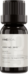 VINEVIDA Scent NO. 3015 Fragrance Oil - 10mL - Inspired by: Jersey (Women); Candle Fragrance Oil for Soy Candles - Soap Making Scents