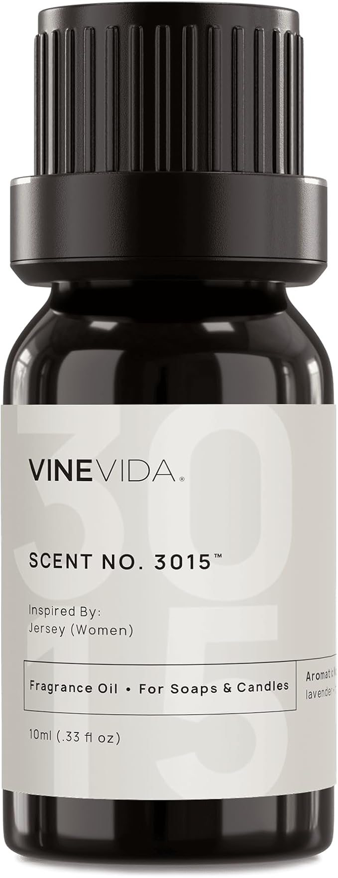 VINEVIDA Scent NO. 3015 Fragrance Oil - 10mL - Inspired by: Jersey (Women); Candle Fragrance Oil for Soy Candles - Soap Making Scents