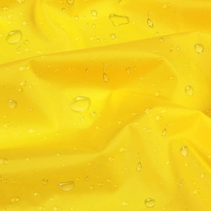 Vonty Waterproof Ripstop Nylon Fabric - 60 Inch Wide(3 Yard), Yellow, Lightweight, Water & Wind Resistant, Ideal for DIY Projects