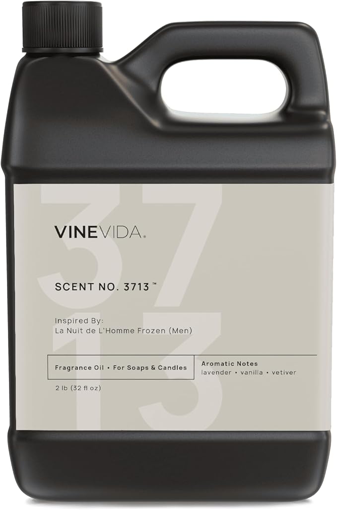 VINEVIDA [32 Oz] Inspired by: La Nuit de L'Homme Frozen (Men); Fragrance Oil for Candle Making and Soap Making - Premium Candle Scents for Soy Candles