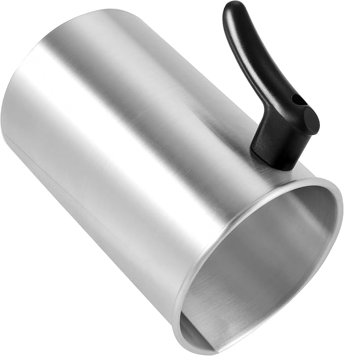 FUNSUEI 2 Packs Candle Making Pouring Pot, 4 Pounds Wax Melting Pot with Dripless Pouring Spout & Heat-Resisting Handle, Aluminum Candle Making Pitcher for DIY Candle Making Kits,