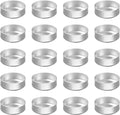 Milisten Aluminum Tea Light Tins 1.49 Inch Empty Candle Holders for DIY Scented Candle Making Storage Party Favors Crafts and Home Decoration