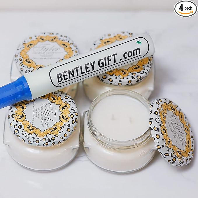Tyler Diva Scented Candle, 22 oz (Diva (Pack of 4)) Includes a Match from Tyler Candle Company, Plus Stain Remover Pen