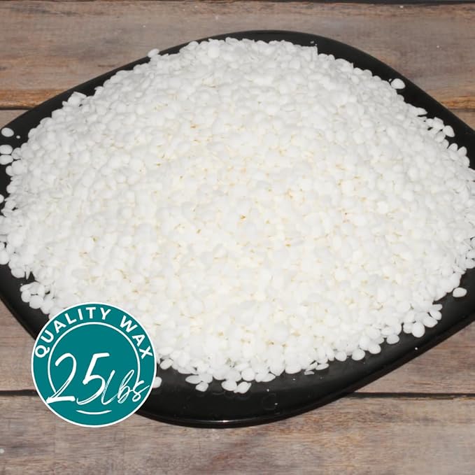 Soy Wax Beads for Candle Making | 25lb Soy Candle Wax Pastilles | Smooth Blend for High Load Fragrance Formulation |Candle Making Supplies