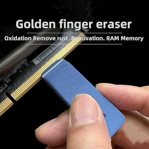 Circuit Board Cleaner.GPU Graphics Card Cleane Repair Conductive Contact.Effectively Remove Stains,Oxidation,Dust from Surface &Motherboard Connecting Finger.PCB Gold Finger Eraser Cleane 3Pcs