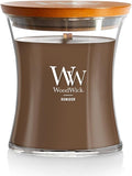 WoodWick Humidor Gifts for Women and Men, 9.7 oz Medium Hourglass Candle with Crackling Wick