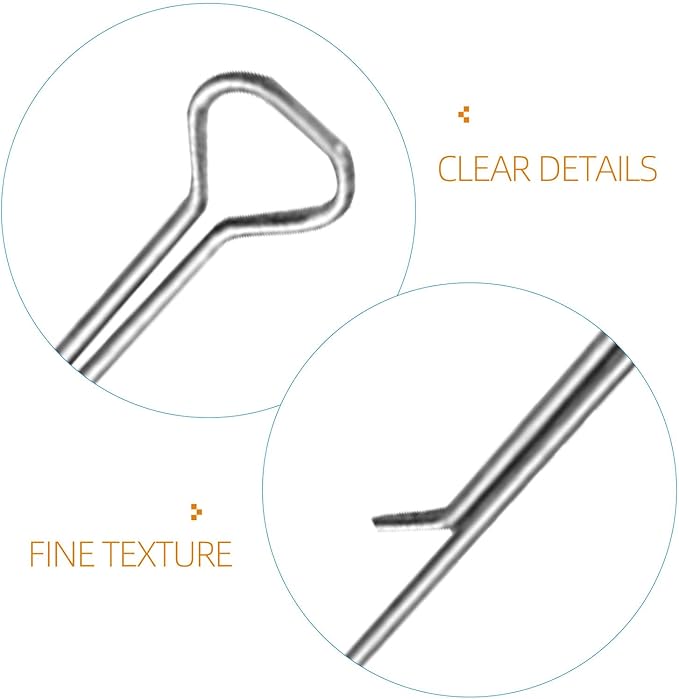 MAGICLULU Candle Wick Centering Clips 12Pcs Carbon Steel Wick Holders for DIY Candle Making Fixing Tool Compatible with Various Container Shapes 4.33In Length