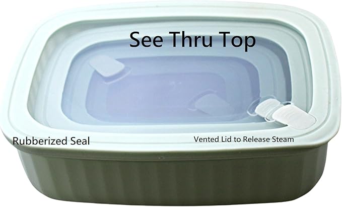 Set of 4 BPA Free Food Storage Containers with Vented Lids Assorted Sizes, Microwave & Freezer Safe, Leftovers, Meal Prep, Fridge Organization Dry Grains Storage by Dependable Industries Inc. (Green)