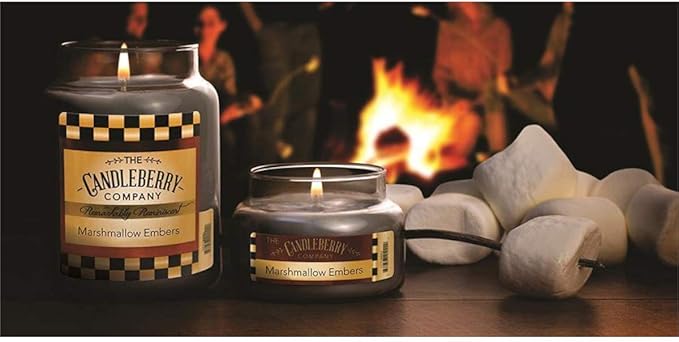 Candleberry Candles | Strong Fragrances for Home | Hand Poured in The USA | Highly Scented | 135 Hour Burn Time | Large Jar