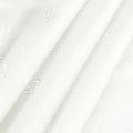 Vonty Waterproof Fabric Ripstop Nylon Fabric by The Yard - 60 Inch Wide(1 Yard), Water Proof White Fabrics Lightweight Kite Fabrics for Tent Bag Tarp DIY Craft Travel Outdoor