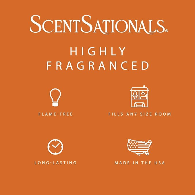Scentsationals Wax Melts Strong Scent - Pumpkin Apple Muffins - Long Lasting Scented Melts for Warmers, 10oz (24-Cubes)