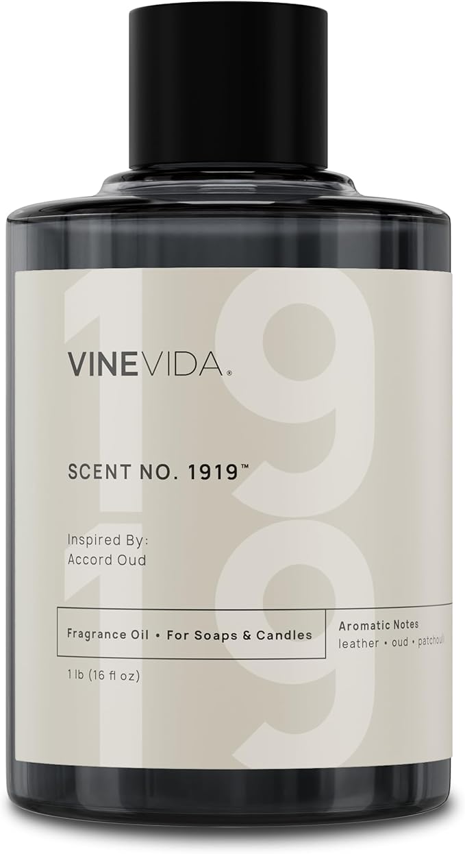 VINEVIDA [16 Oz] Inspired by: Accord Oud; Fragrance Oil for Candle Making and Soap Making - Premium Candle Scents for Soy Candles