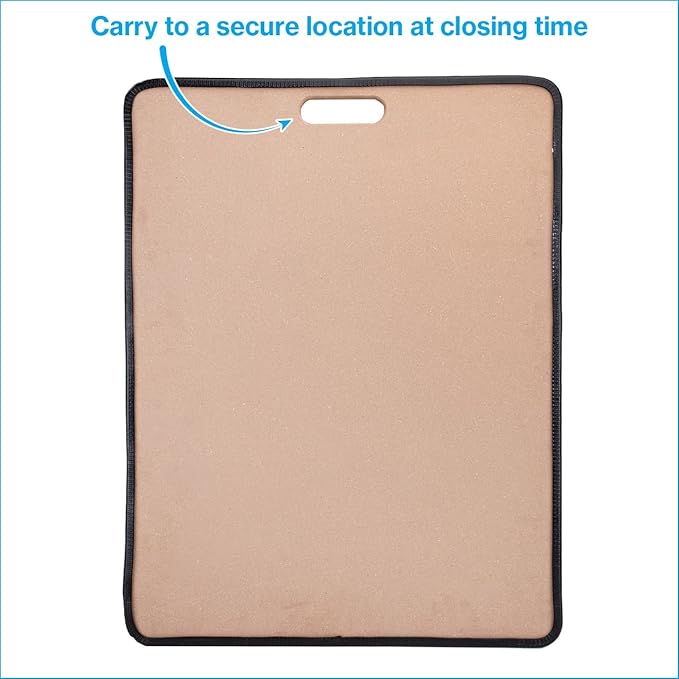 SSWBasics Key Board with Self-Closing Tabs - 75 Hooks - 24?W x 30 1/2?L - Key Rack Wall