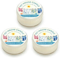 Pet House Mini Candles for Pet Odor Made with Natural Soy Wax, Plant Based, Dog and Cat Friendly Scented, Sunwashed Cotton Pack of 3
