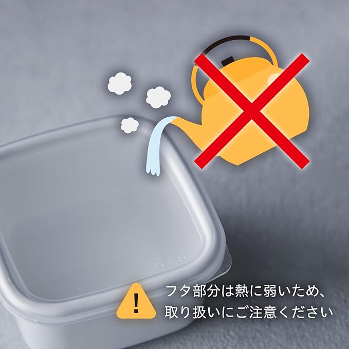 Nodahoro WRA-S White Series Storage Container, Rectangular Shallow Type, S, Seal Lid, Made in Japan