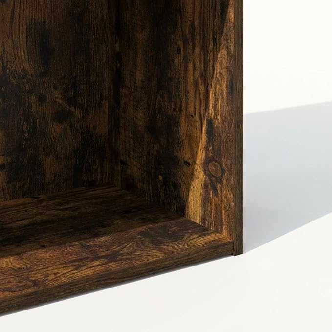 Furnifact Amber Pine Open Shelf Bookcase, 3-Tier Wooden Storage, Durable Wood, Living Room, Office, Bedroom Storage