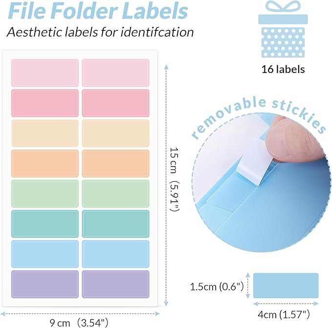 SKYDUE Expanding File Folder with 5 Pockets, Accordion File Organizer,Portable Receipt Paper Documents Organizer,Letter Size Filing Folder School Office Supplies,Lightblue