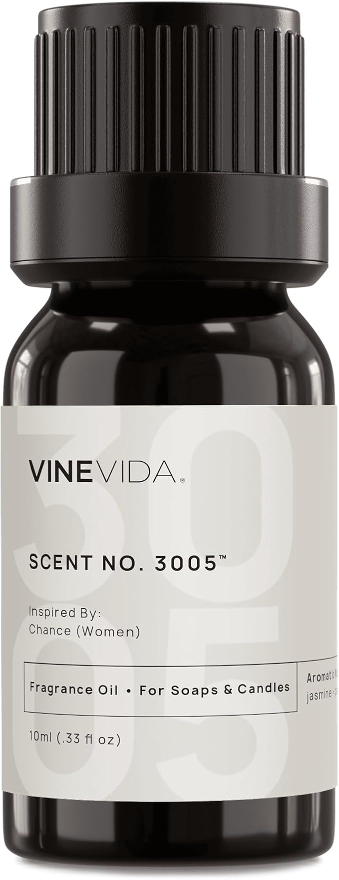 VINEVIDA Scent NO. 3005 Fragrance Oil - 10mL - Inspired by: Chance (Women); Candle Fragrance Oil for Soy Candles - Soap Making Scents