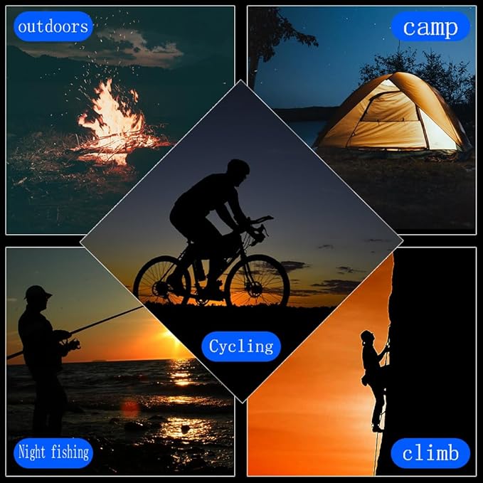 SUPRUS Waterproof 3 Modes of Flashlight Windproof Lighter Dual Arc Electric Rechargeable Dual Arc Plasma Lighters with Survival Emergency Whistle and Lanyard (Camouflage, 2Packs)