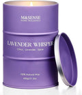 M&SENSE Large Lavender Soy Candles for Home Scented 11.6oz 70 Hour Long Burning, Aromatherapy Candle for Stress Relief Meditation Relaxing, Appreciation Gifts for Mom Teacher Friends