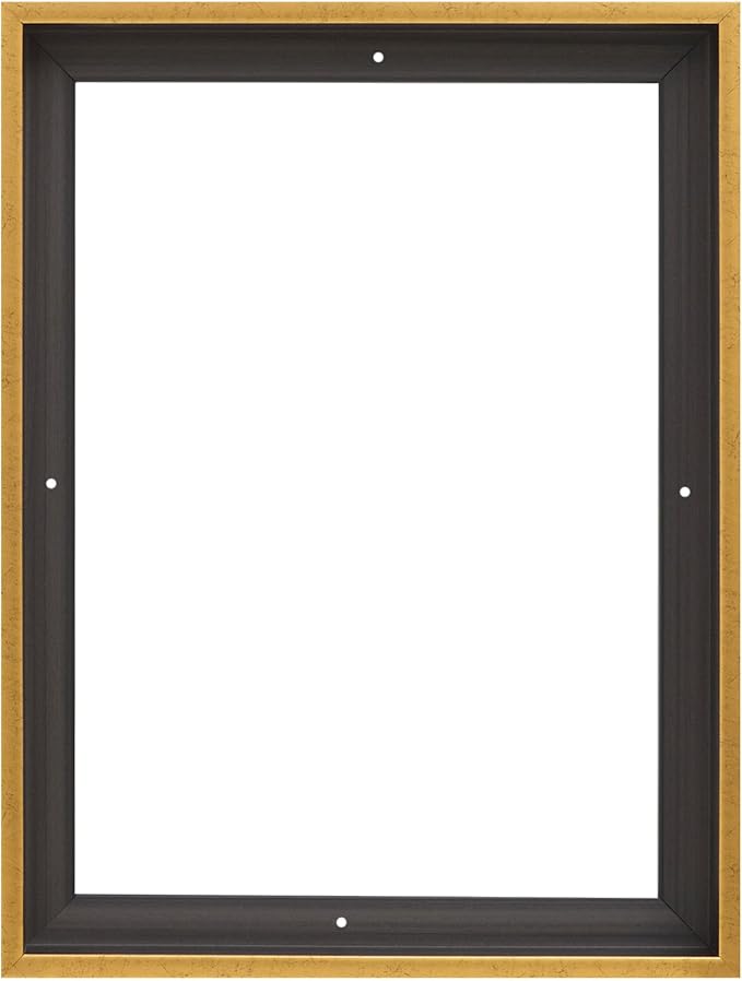 Pixy Canvas Floater Frame 16x32 for 1.5 inch Deep Canvas Paintings/Canvas Prints/Wood Canvas Panels/Wall Art/Wall Decor/Home Decor/Artwork (Rustic Gold, 16 x 32 inch, Portrait)