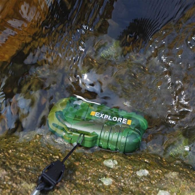 Waterproof Electric Lighter Outdoor USB C Rechargeable Flameless Dual Arc Plasma Lighters for Adventure Survival Tactical, Camping Gadgets for Men