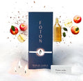 Foton Pearled Candle 18 Oz - Snowy Cider Non Toxic Luxury Long Lasting Powder Wax Sand Candles up to 120 Hours - Refillable Pearl Candle Sand with 30 Wicks
