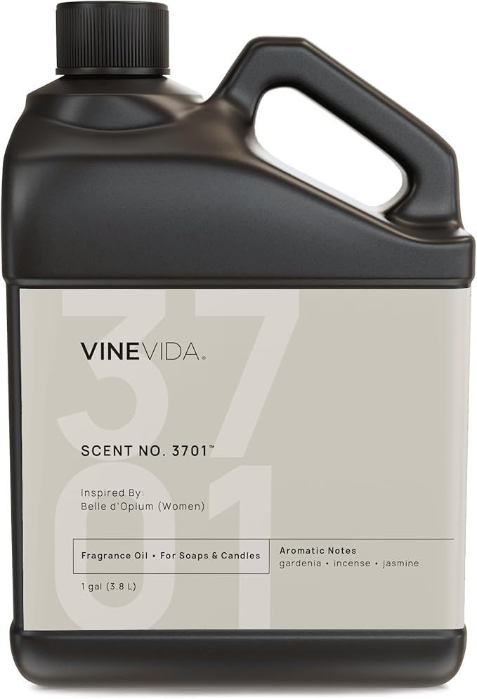 VINEVIDA [128 Oz] Inspired by: Belle d'Opium (Women); Fragrance Oil for Candle Making and Soap Making - Premium Candle Scents for Soy Candles