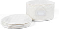 Covermates Keepsakes Dish Storage Case – Padded China & Dinnerware Organizer, Quilted Polyester Protection, ID Window, Zipper Closure, Machine Washable, Cream