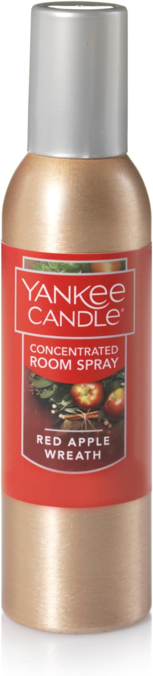 Yankee Candle Concentrated Air Freshener Room Spray, Odor Eliminator for Home, Bathroom, Red Apple Wreath, 1.5 Oz (Pack of 3)